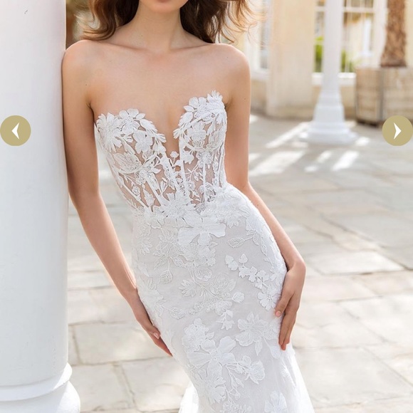ENZOANI Summer 2023 Bridal Gown size 2 - Picture 3 of 10